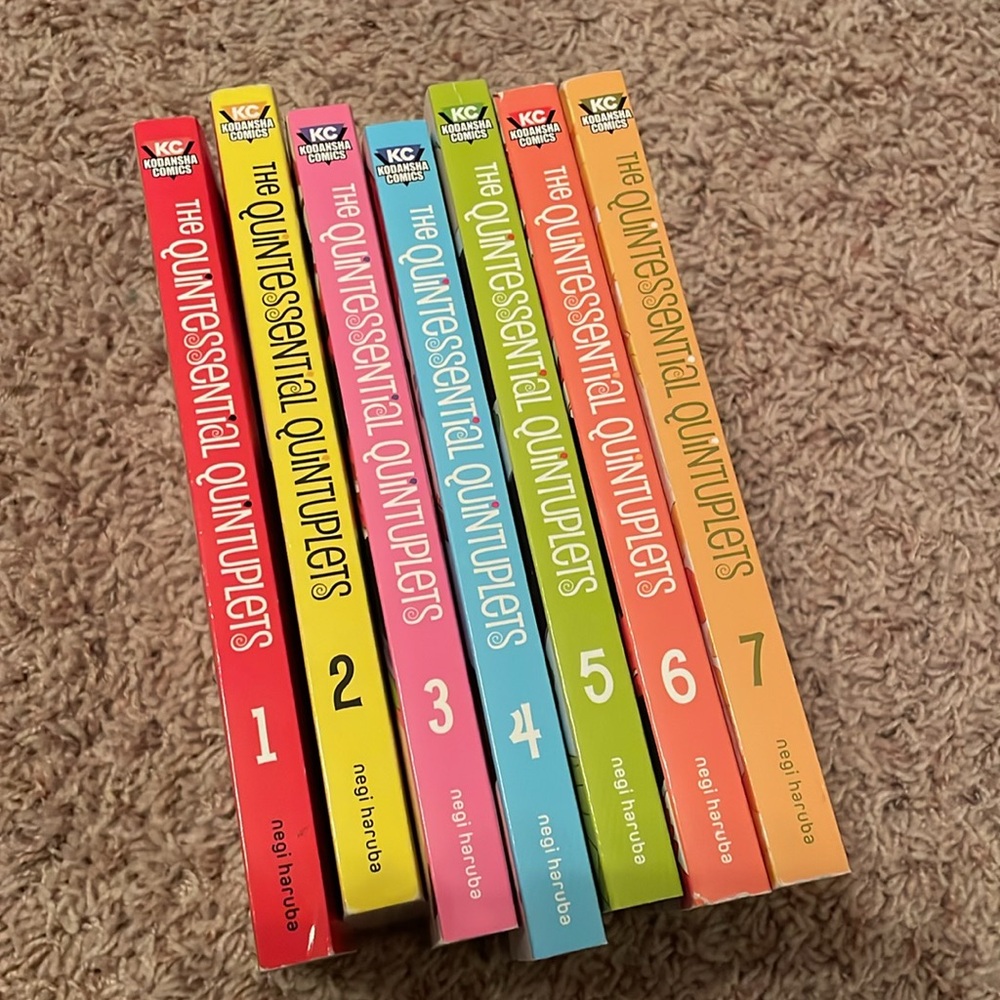 The Quintessential Quintuplets Manga Set Vol 1-7 - Picture 2 of 16